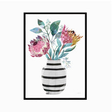 Load image into Gallery viewer, Striped Protea Art Print