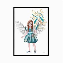 Load image into Gallery viewer, Wattle Fairy Art Print