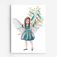 Load image into Gallery viewer, Wattle Fairy Art Print