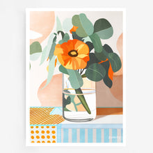 Load image into Gallery viewer, Orange Oasis (Portrait) Art Print
