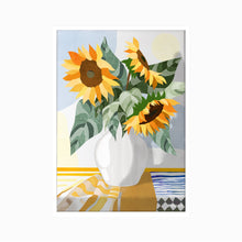Load image into Gallery viewer, Sunflower Serenade (Portrait) Art Print
