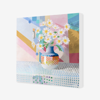 Delightful Daisy’s Canvas Print (Square)