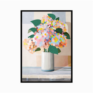 Kaleidoscope Blooms (Portrait) Art Print