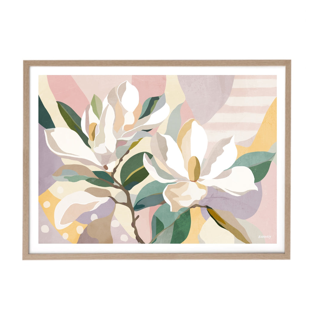 Magnolia Bloom II Art Print