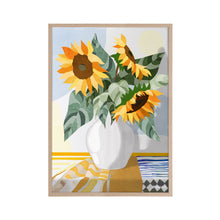 Load image into Gallery viewer, Sunflower Serenade (Portrait) Art Print
