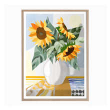 Load image into Gallery viewer, Sunflower Serenade (Portrait) Art Print
