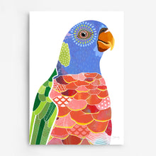 Load image into Gallery viewer, Rainbow Lorikeet Bird Art Print
