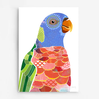 Rainbow Lorikeet Bird Art Print