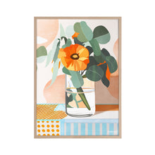 Load image into Gallery viewer, Orange Oasis (Portrait) Art Print

