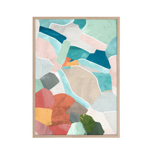 Load image into Gallery viewer, Rocky Shores Abstract Art Print (Portrait)
