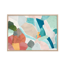 Load image into Gallery viewer, Rocky Shores Abstract Art Print (Landscape)
