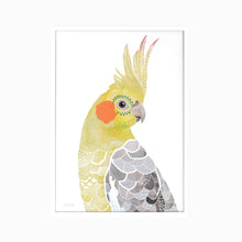 Load image into Gallery viewer, Cockatiel Bird Art Print
