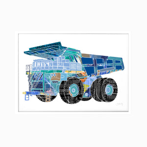 Dump Truck Art Print