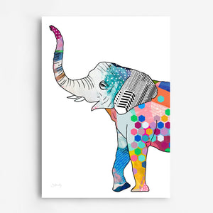 Elephant Art Print Set