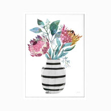 Load image into Gallery viewer, Striped Protea Art Print
