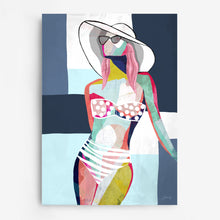 Load image into Gallery viewer, She Walks Like Rain Figurative Art Print
