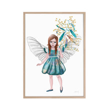 Load image into Gallery viewer, Wattle Fairy Art Print
