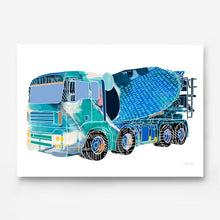 Load image into Gallery viewer, Construction Truck Art Print Set

