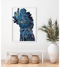 Load image into Gallery viewer, Black cockatoo poster
