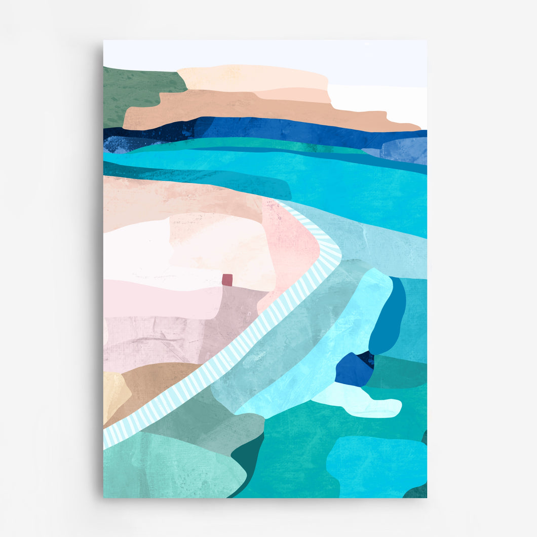 Trip to Paradise Art Print (Portrait)