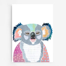 Load image into Gallery viewer, Colourful Koala Art Print
