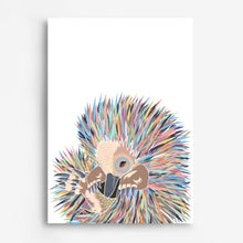 Load image into Gallery viewer, Colourful Echidna Art Print
