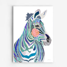 Load image into Gallery viewer, Zebra African Animal Art Print
