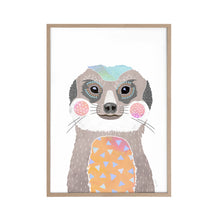 Load image into Gallery viewer, Meerkat Art Print
