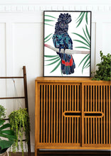 Load image into Gallery viewer, Red tailed Cockatoo Art Print
