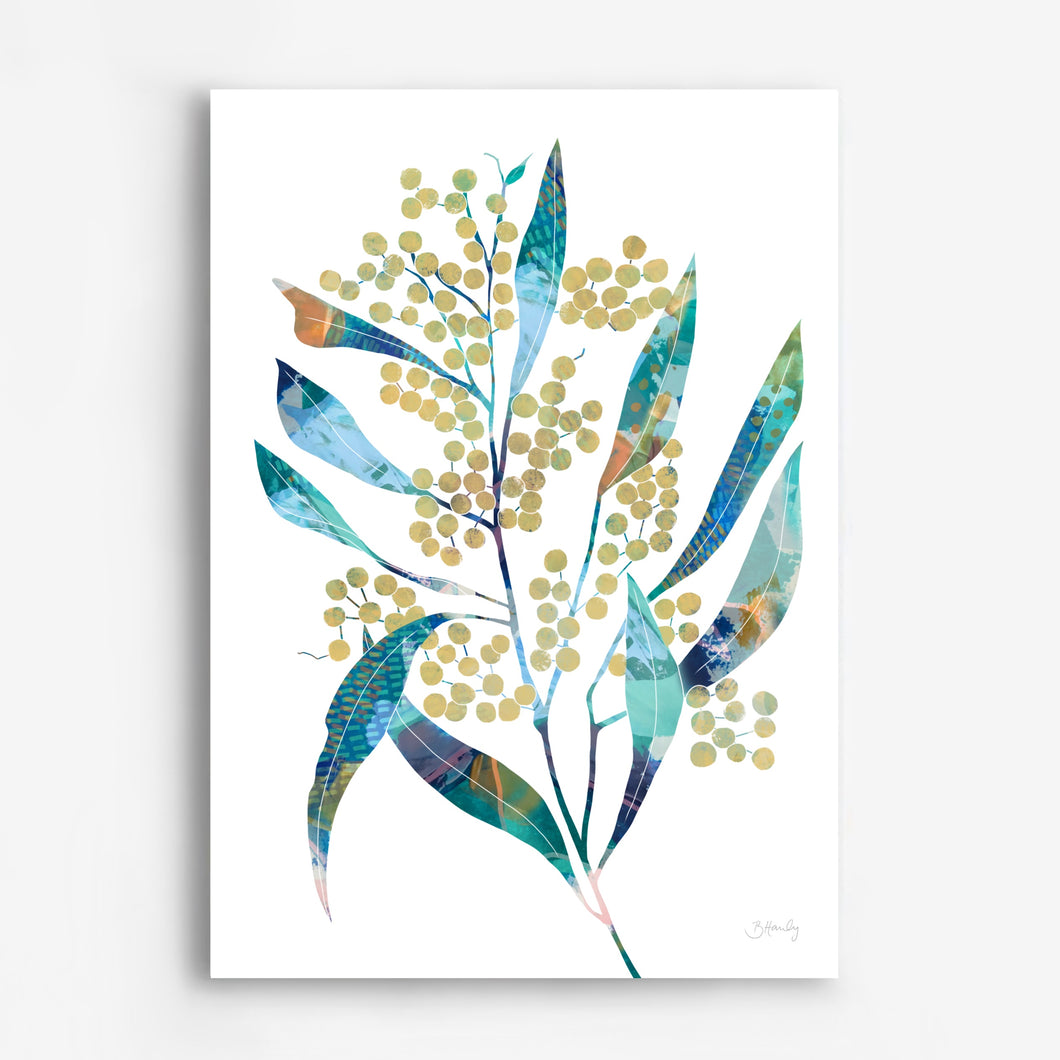 Wattle Flower Art Print