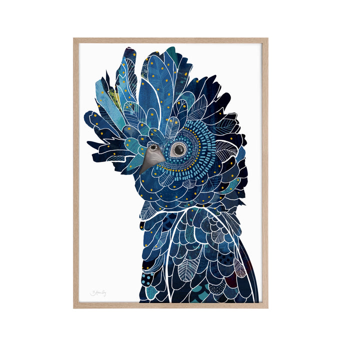 Black Cockatoo Art Print