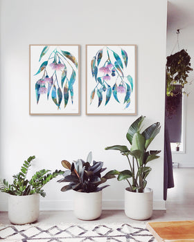 Gum Blossom Art Print Set