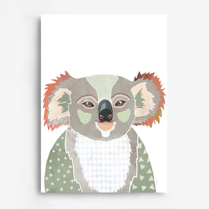 Earthy Koala Art Print