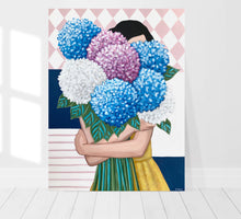 Load image into Gallery viewer, You had me at hydrangea - Original Artwork
